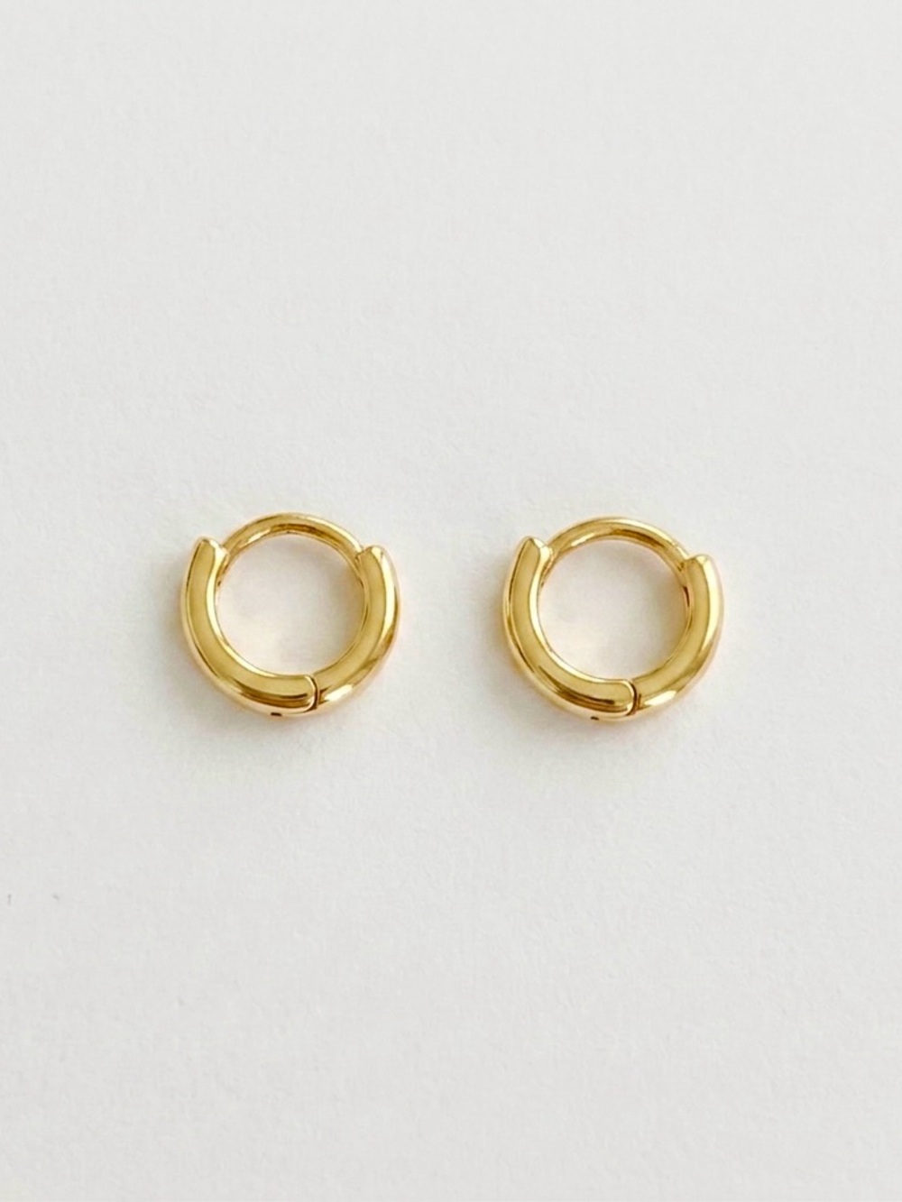 Last 1🔥14K Gold Plated Mini Hoop Earrings | Minimalist Dainty Jewelry
